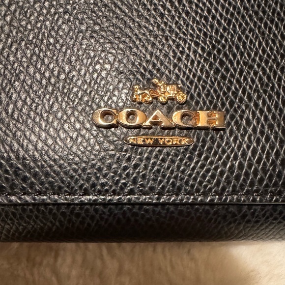 Coach Crossgrain Leather Accordion Zip Wallet F54007 - Picture 8 of 9